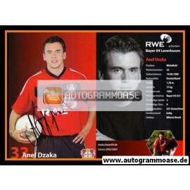 Autogramm Fussball | Bayer Leverkusen | 2002 | Anel DZAKA