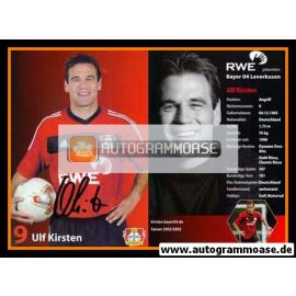 Autogramm Fussball | Bayer Leverkusen | 2002 | Ulf KIRSTEN