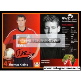 Autogramm Fussball | Bayer Leverkusen | 2002 | Thomas KLEINE