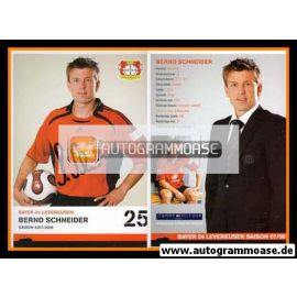 Autogramm Fussball | Bayer Leverkusen | 2007 | Bernd SCHNEIDER