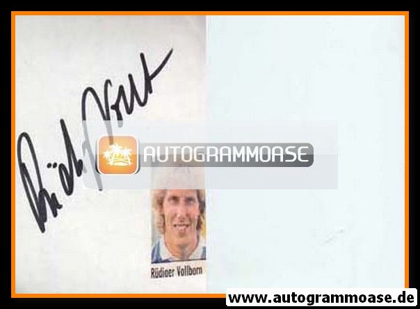 Autograph Fussball | Rüdiger VOLLBORN