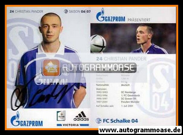 Autogramm Fussball | FC Schalke 04 | 2006 | Christian PANDER