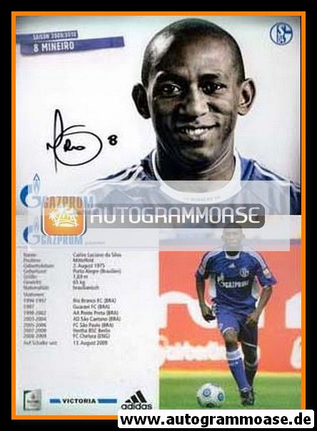 Autogramm Fussball | FC Schalke 04 | 2009 | MINEIRO
