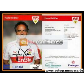 Autogramm Fussball | VfB Stuttgart | 2005 TM | Hansi MÜLLER