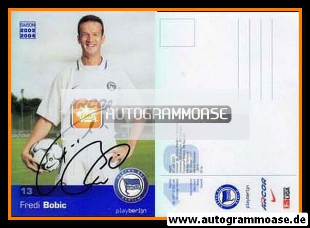 Autogramm Fussball | Hertha BSC Berlin | 2003 | Fredi BOBIC 
