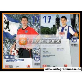 Autogramm Fussball | Hertha BSC Berlin | 2010 | Valeri DOMOVCHIYSKI