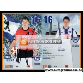 Autogramm Fussball | Hertha BSC Berlin | 2010 | Rob FRIEND