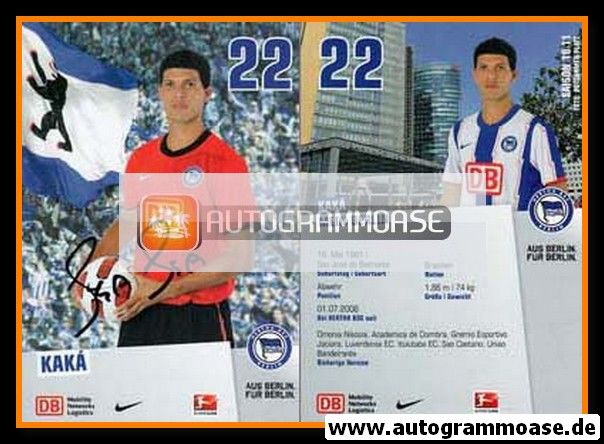 Autogramm Fussball | Hertha BSC Berlin | 2010 | KAKA
