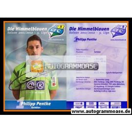 Autogramm Fussball | Chemnitzer FC | 2011 | Philipp PENTKE