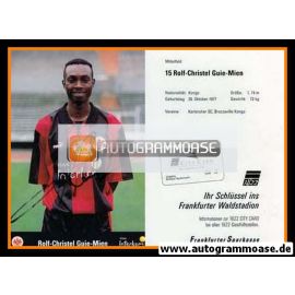 Autogramm Fussball | Eintracht Frankfurt | 1999 | Rolf-Christel GUIE-MIEN