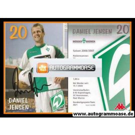 Autogramm Fussball | SV Werder Bremen | 2006 we win | Daniel JENSEN
