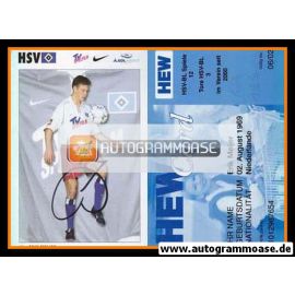 Autogramm Fussball | Hamburger SV | 2001 | Erik MEIJER