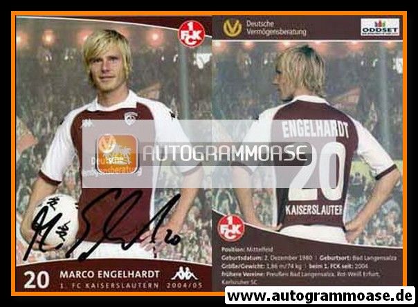 Autogramm Fussball | 1. FC Kaiserslautern | 2004 | Marco ENGELHARDT