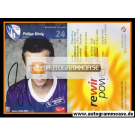 Autogramm Fussball | VfL Bochum | 2008 | Philipp BÖNIG