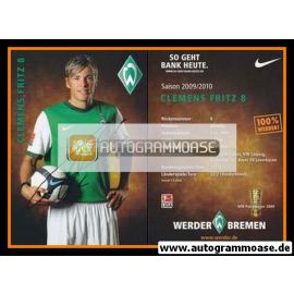 Autogramm Fussball | SV Werder Bremen | 2009 | Clemens FRITZ
