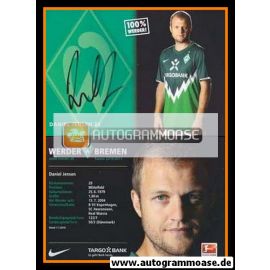 Autogramm Fussball | SV Werder Bremen | 2010 | Daniel JENSEN