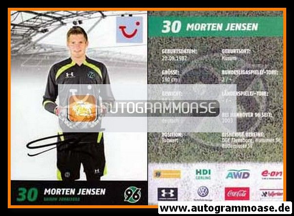 Autogramm Fussball | Hannover 96 | 2009 | Morten JENSEN