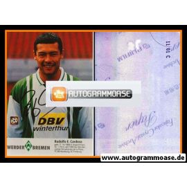 Autogramm Fussball | SV Werder Bremen | 1996 Foto | Rodolfo CARDOSO (AK mit Name)