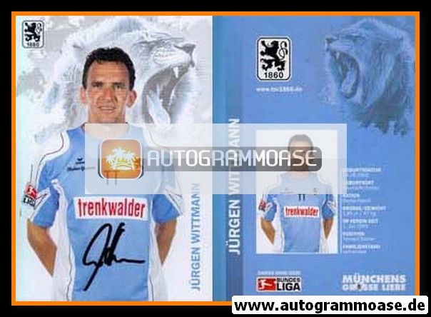 Autogramm Fussball | TSV 1860 München | 2008 | Jürgen WITTMANN