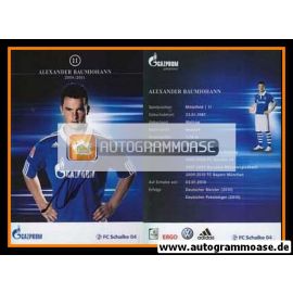 Autogramm Fussball | FC Schalke 04 | 2010 | Alexander BAUMJOHANN