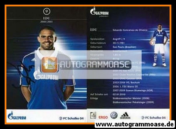 Autogramm Fussball | FC Schalke 04 | 2010 | EDU