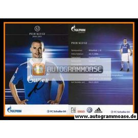 Autogramm Fussball | FC Schalke 04 | 2010 | Peer KLUGE