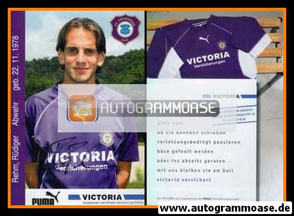 Autogramm Fussball | FC Erzgebirge Aue | 2002 | Rüdiger REHM