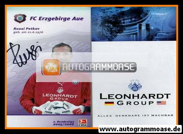 Autogramm Fussball | FC Erzgebirge Aue | 2005 | Russi PETKOV