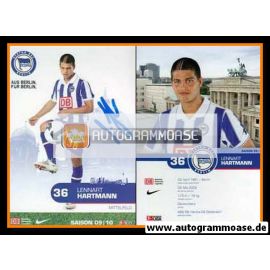 Autogramm Fussball | Hertha BSC Berlin | 2009 | Lennart HARTMANN