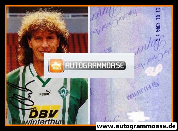 Autogramm Fussball | SV Werder Bremen | 1996 Foto | Michael SCHULZ (AK ohne Name)