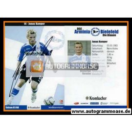 Autogramm Fussball | DSC Arminia Bielefeld | 2007 | Jonas KAMPER