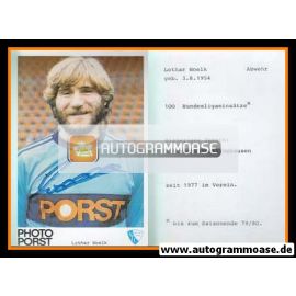 Autogramm Fussball | VfL Bochum | 1980 | Lothar WOELK