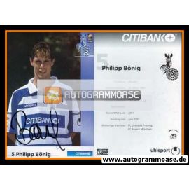 Autogramm Fussball | MSV Duisburg | 2001 | Philipp BÖNIG