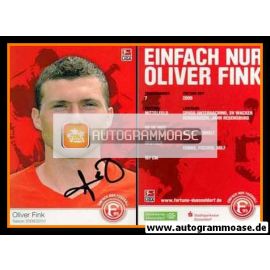 Autogramm Fussball | Fortuna Düsseldorf | 2009 | Oliver FINK