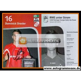 Autogramm Fussball | FC Rot-Weiss Erfurt | 2011 | Dominick DREXLER