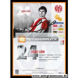Autogramm Fussball | FSV Mainz 05 | 2009 | Zsolt LÖW