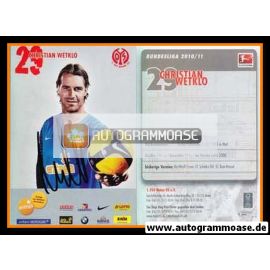 Autogramm Fussball | FSV Mainz 05 | 2010 | Christian WETKLO