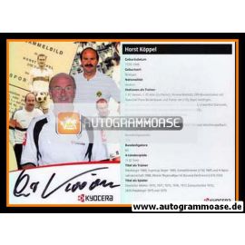Autogramm Fussball | 2000er | Horst KÖPPEL (Kyocera) 1