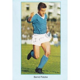 Autogramm Fussball | TSV 1860 München | 1960er Retro | Bernd PATZKE (Spielszene Color)
