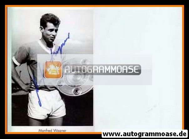 Autogramm Fussball | TSV 1860 München | 1960er Retro | Manfred WAGNER (Meisterschale)