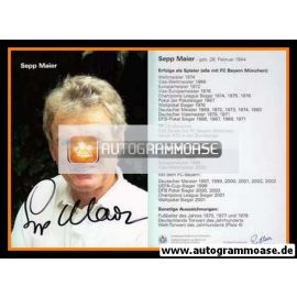 Autogramm Fussball | 2000er | Sepp MAIER (Golfclub Pankow)