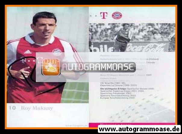 Autogramm Fussball | FC Bayern München | 2003 | Roy MAKAAY