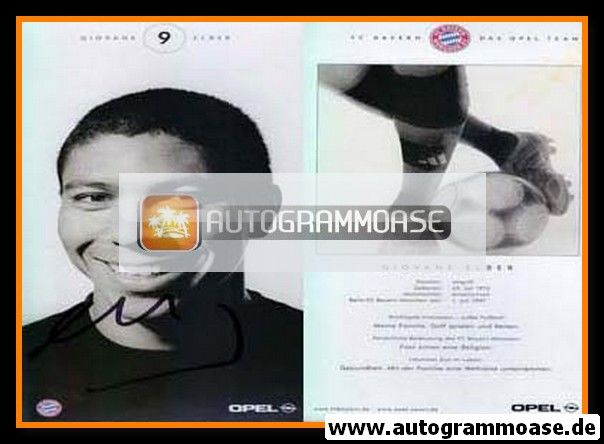 Autogramm Fussball | FC Bayern München | 2001 | Giovane ELBER