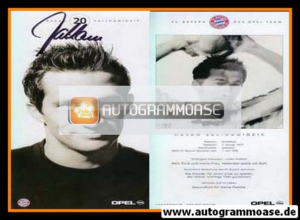 Autogramm Fussball | FC Bayern München | 2001 | Hasan SALIHAMIDZIC