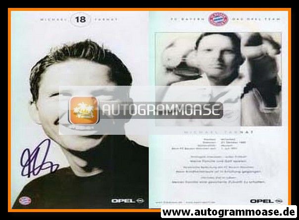 Autogramm Fussball | FC Bayern München | 2001 | Michael TARNAT 