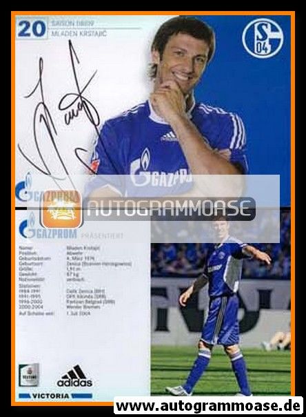 Autogramm Fussball | FC Schalke 04 | 2008 | Mladen KRSTAJIC