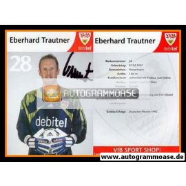 Autogramm Fussball | VfB Stuttgart | 1999 | Eberhard TRAUTNER