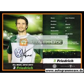 Autogramm Fussball | VfL Wolfsburg | 2010 | Arne FRIEDRICH