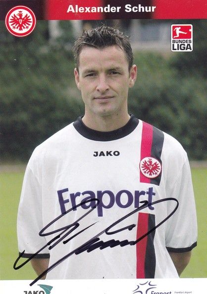 Autogramm Fussball | Eintracht Frankfurt | 2004 | Alexander SCHUR