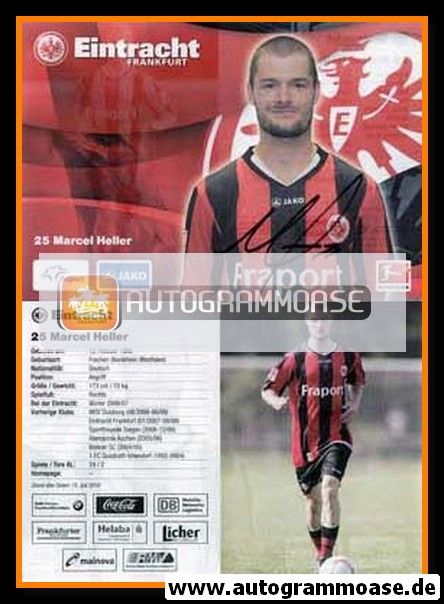 Autogramm Fussball | Eintracht Frankfurt | 2010 | Marcel HELLER
